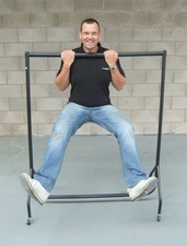 Schwerlast Kleidung Schiene 4ft Lang X 5ft Hoch Metall Kleiderständer Mit