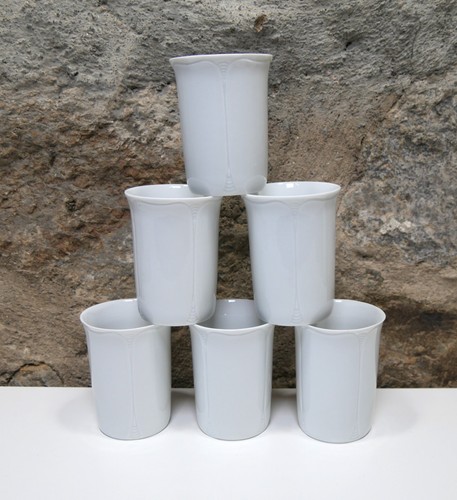 Vintage porzellan becher - vintage,
