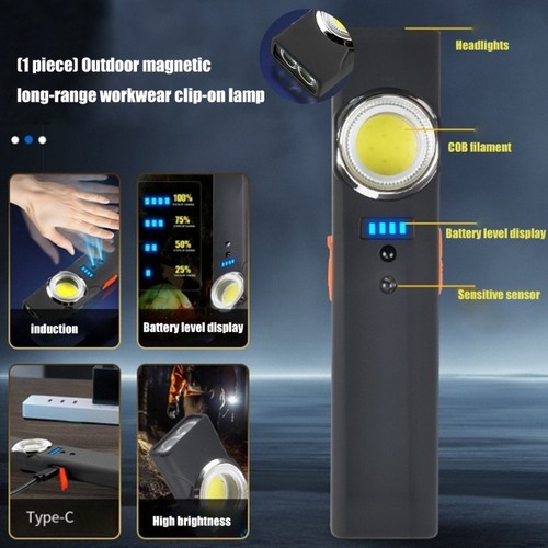 Portable clip work light - portable, on