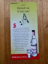 Klatsch me if you can! Fliegen Molinari Sambuca 2003 Vintage Ad Werbung Reklame