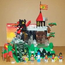 LEGO CASTLE DRACHENRITTER - 6082 - FEUERATMENDE FESTUNG - SEHR GUTER ZUSTAND! INC INST