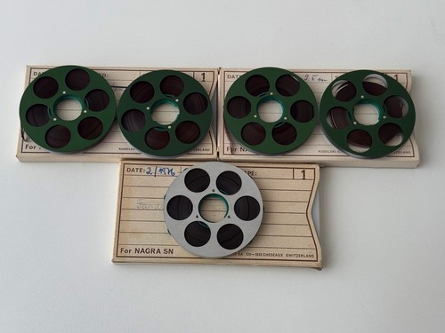 Nagra spulen reels grün - 5x, /