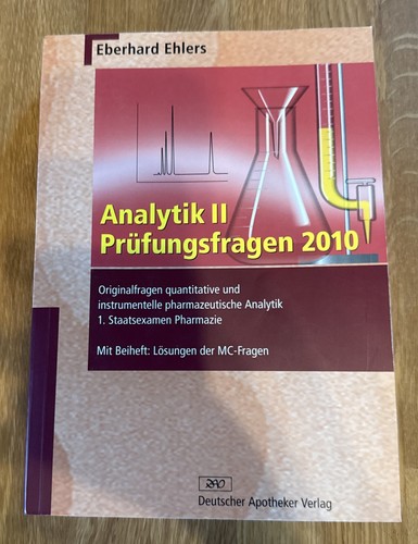 Ehlers analytik 2 - analytik, ii