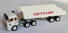 SIKU 2919 Mercedes HEITKAMP LKW Zugmaschine mit Auflieger - 1980er Jahre