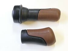 Griffe Satz Gazelle mit Klingel kurz für Nabenschaltung Nexus braun Griff