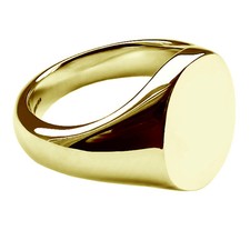 Neu 18ct Gelbgold Oval