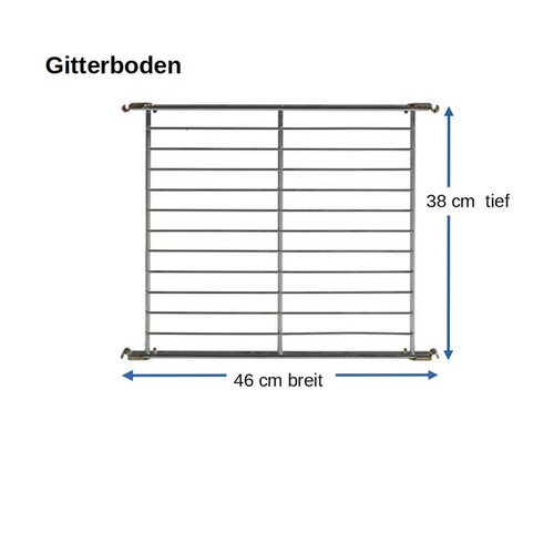 Gitterboden tief 46 cm - gitterboden,