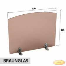 Funkenschutz Glas Spritzschutz Kamin Ofen Gitter Schutzgitter Stahlfüße Temprix