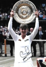 Chris evert hält ihre - evert,