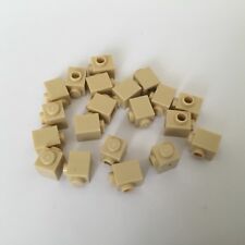 20 Lego Bausteine 1x1 beige tan Konverter mit 1 Noppe Stud NEU 87087