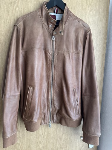 Lederjacke tommy hilfiger - lederjacke,