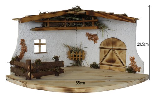 Eckstall bauernhof mit gatter - eckstall,