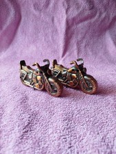 Motorrad Feuerzeug Figur Harley bike Retro Vintage Kupfer Messing Alt Cool