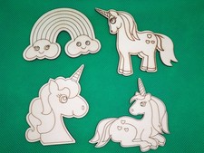 Einhorn Regenbogen Holz