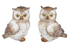 2er Set Dekofiguren Eulen