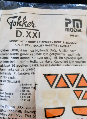 Modell bausatz fokker - 1:72,
