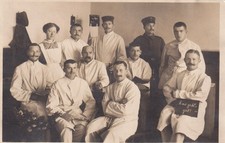 Foto soldaten im lazarett - ak,