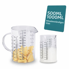 Messbecher Set Glas
