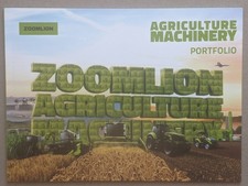 ZOOMLION AGRICULTURE MACHINERY PORTFOLIO Harvester Traktor Prospekt Englisch