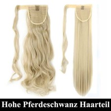 Ponytail Extensions Pferdeschwanz Haarverlängerung Haarteil Clip in Zopf Haare