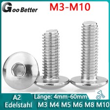 Linsenkopfschrauben Edelstahl