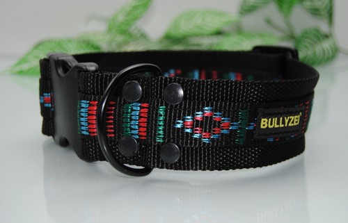 Halsband 5cm schwarz - halsband,