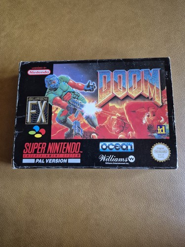 Snes super nintendo doom - ,