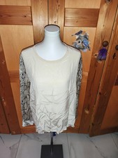 EQUIPMENT Bluse Damen Oberteil Hemd Hemdbluse Gr. 42 L  Seide