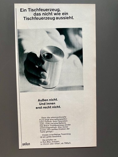 Braun tischfeuerzeug original - tischfeuerzeug,