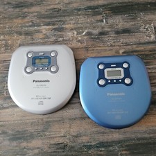 2x Panasonic SL-SX220 Tragbarer CD Player Discman Anti Shock funktionstüchtig