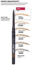 AVON MICRO FINE 2mm Brauenstift Augenbrauenstift Augenbrauen Stift Drehbar