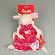 Sigikid Schaf ❤️ Lamm Schnuggi Schmusetuch Schnuffeltuch Kuscheltuch Rot