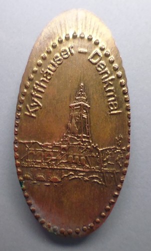 Elongated coin quetschmünze - elongated,