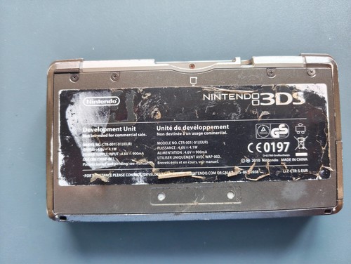 Nintendo 3ds entwicklerkonsole - nintendo,