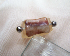 indischer achat Edelstein Wechselring Bandring Wechselschmuck Geschenk Damen