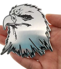 3D Adler   Auto Aufkleber Sticker Aluminium Legierung KFZ Motorrad