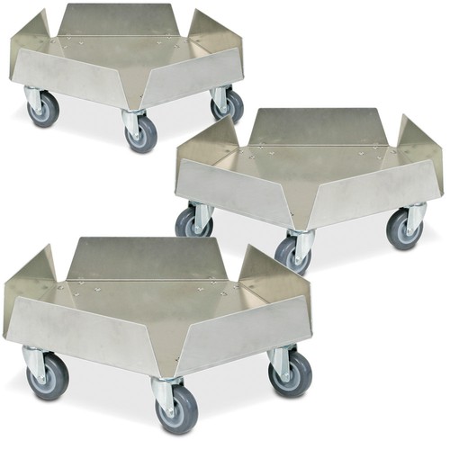 Fassroller aus aluminium - 3x,