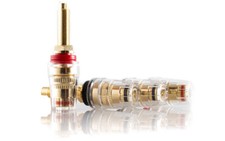 Hifi Lab Polklemmen 24-k vergoldet lötbar Audio Lautsprecher Polklemmen 4x