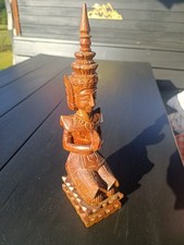 Wellness Figur Deko Buddha Figur Gott Dekofigur Holz Asienca. 400g