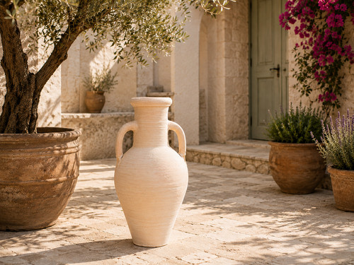 Amphore terracotta xxl bauchig - amphore,