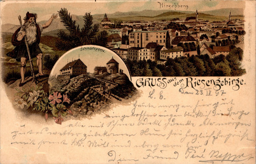 Litho gruss aus - gruss,