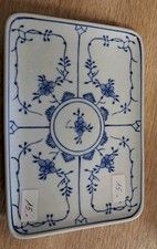 Friesisch blau butterplatte - friesisch, blau,