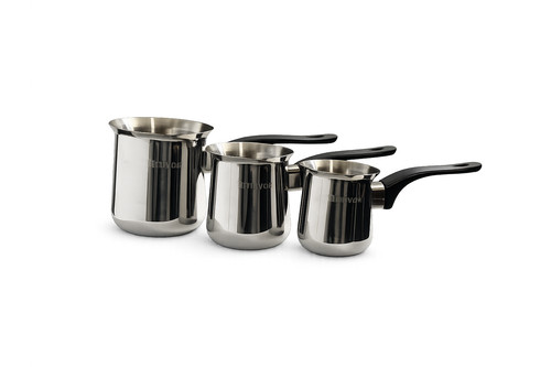 Edelstahl kaffeekocher set - edelstahl,