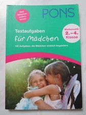 🌸 Textaufgaben für Mädchen ~ Pons ~ Mathe 2. - 4. Klasse ~ 100 Aufgaben  🌸