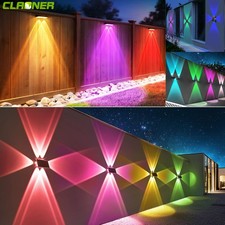 LED Solarleuchten Zaunleuchte