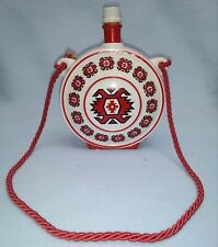 Porzellan Handbemalte Runde Flasche, Schnapsflasche, Dekoration C 692