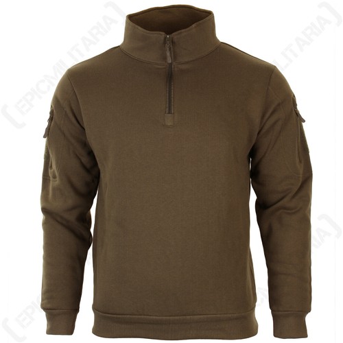 Dark coyote sweatshirt with - coyote,
