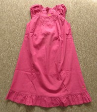 Mädchen Kleid lang * Steiff * Gr. 116 * bordeaux rosa * A-Linie * Rüschen * neuw