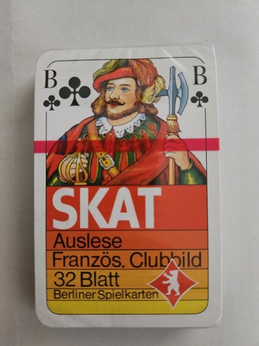 Kartenspiel skatblatt - skatblatt, 32