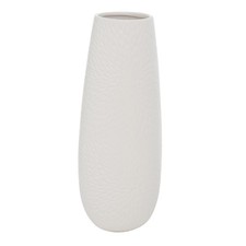 Vase - weiß - 31 cm hoch